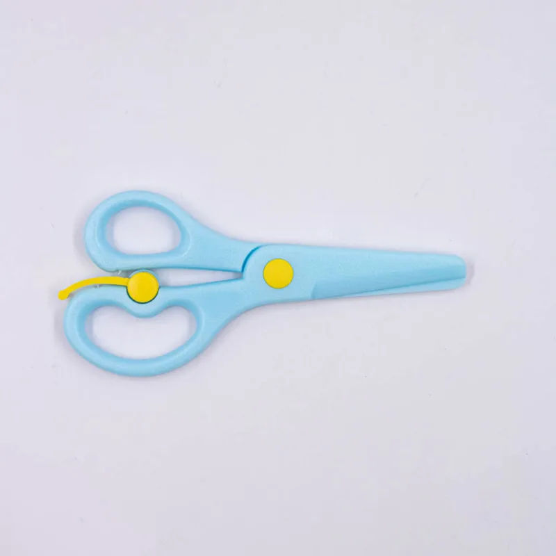 Tesoura Pequena 13.5*6Cm Em Plastico Unidade 219 - Azul Bebe