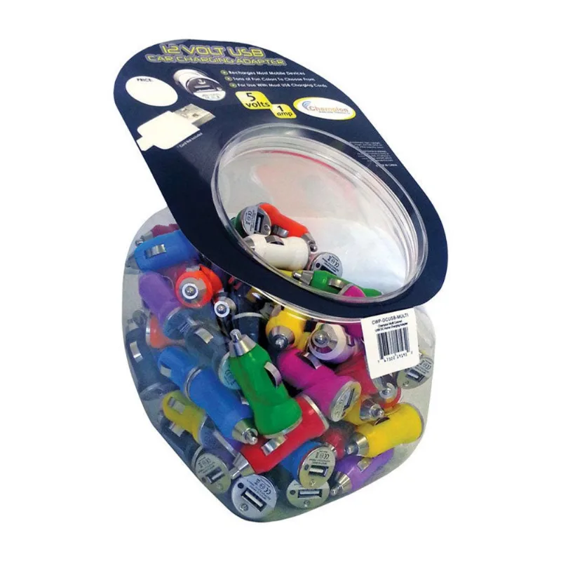 Adaptador Ac Com Carregador Usb Para Carro Getpower Multicolor