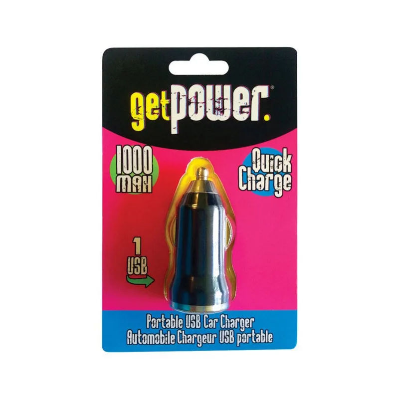 Carregador De Carro Usb Único Dc Getpower, Pacote Com 1 (pacote Com 6)