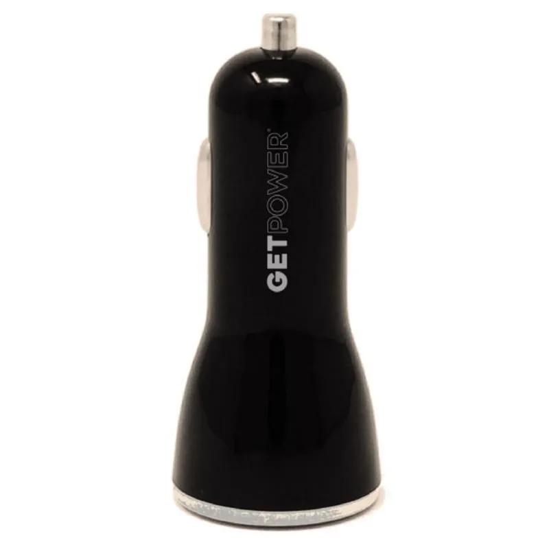 Adaptador Usb Duplo Para Carro Getpower Black 18w Para Universal X30