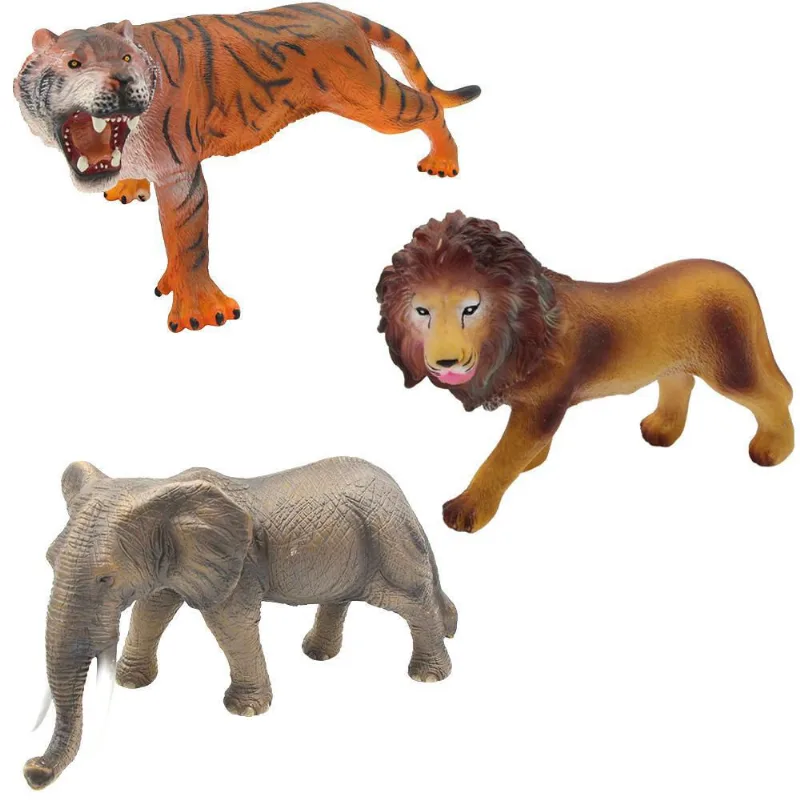 Animal Elefante / Leao / Tigre / Guepardo De Vinil Animais