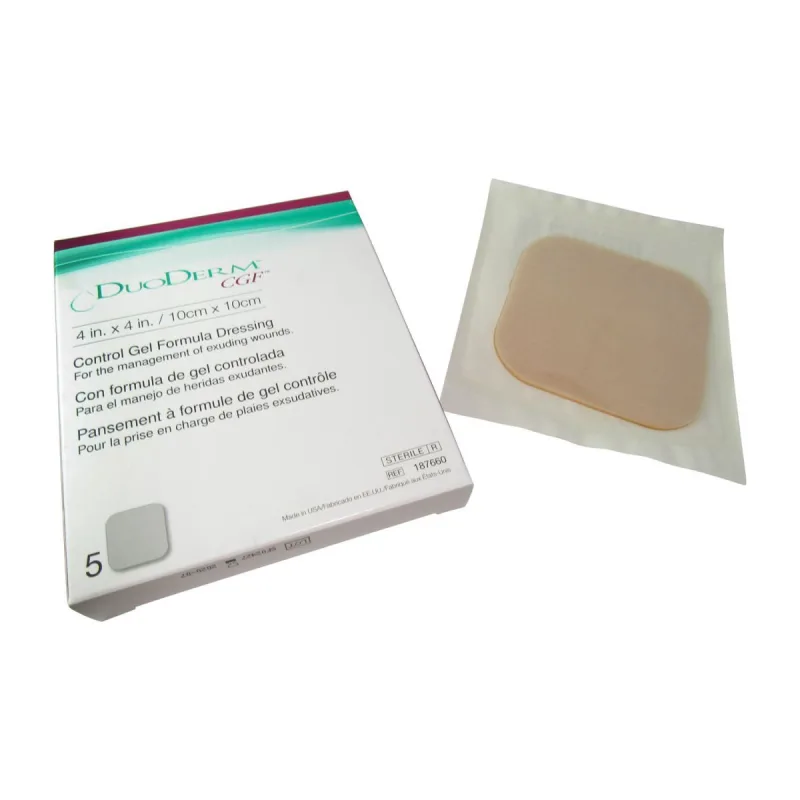 Curativo hidrocoloide duoderm CGF 10X 10cm Unidade - Convatec - Curativo