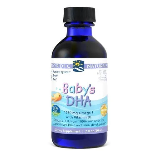 Dha De Bebê Com Vitamina D3 60 G Da Nordic Naturals - Não Informado - Mercearia