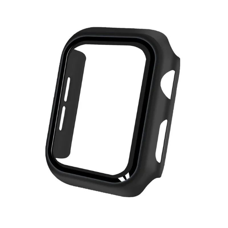 Case Para Apple Watch 44mm - Armor - Acompanha Película Integrada Na Case - Preta - Gshield