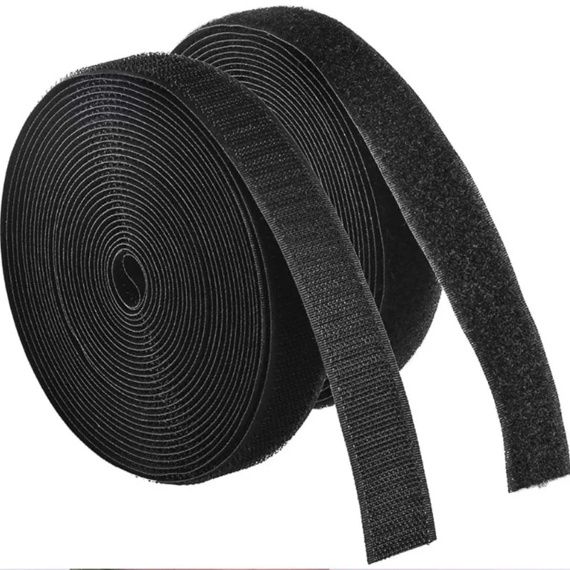 Fecho De Contato Velcro 2.5Cm Sem Cola Com 25 Metros 072 - Preto