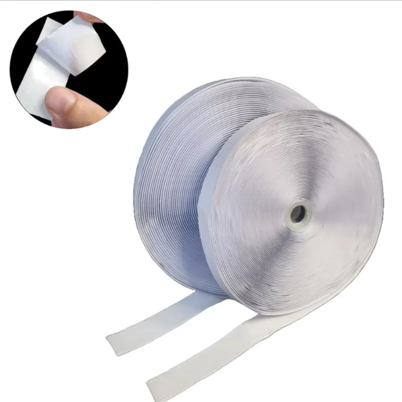 Fecho De Contato Velcro 5Cm Com Cola Com 25 Metros 101 - Branco 101
