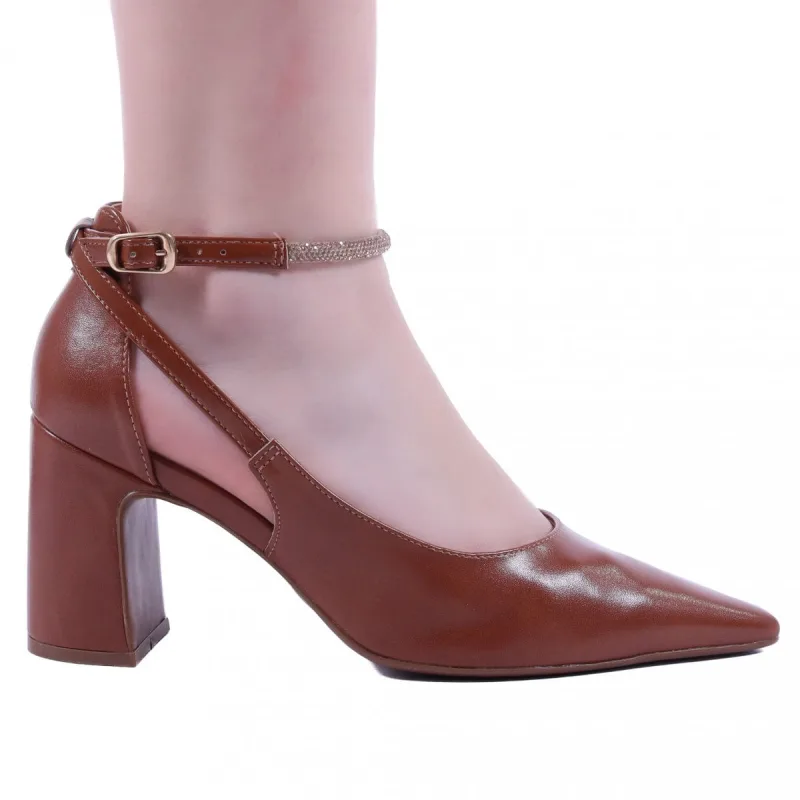 Scarpin Zariff Feminino Salto Bloco 7021-223 - Zariff - Moda