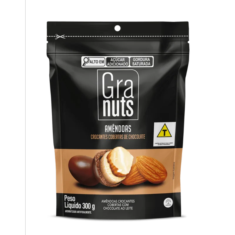 Amêndoa com Cobertura de Chocolate Granuts 300g