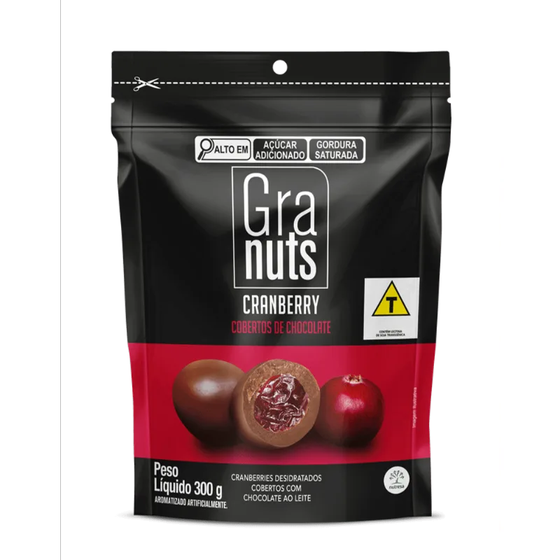 Cranberry com Cobertura de Chocolate Granuts 300g