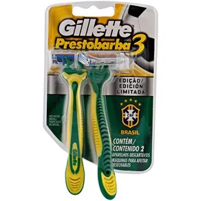 Prestobarba 3 Gillette Brasil - VIZIR - Higiene E Beleza