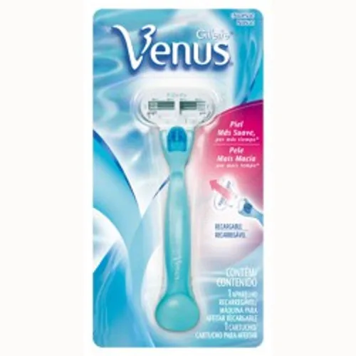 Aparelho Depilatório Gillette Venus 3 Feminino Sistema Unit - GILLETTE VENUS 3 - Higiene E Beleza