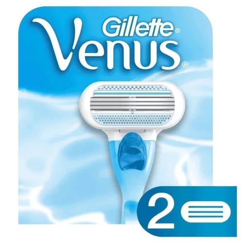 Carga Para Aparelho De Depilar Venus Gillette Com 2 Unidades - GILLETTE VENUS 3 - Higiene E Beleza