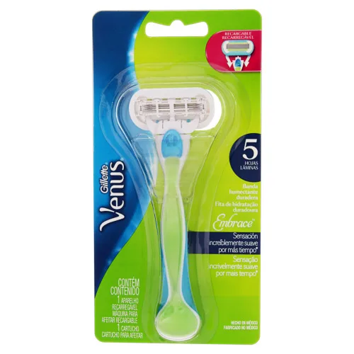 Aparelho Depilatório Gillette Venus 3 C/1 Embrace Unit - GILLETTE VENUS 3 - Higiene E Beleza