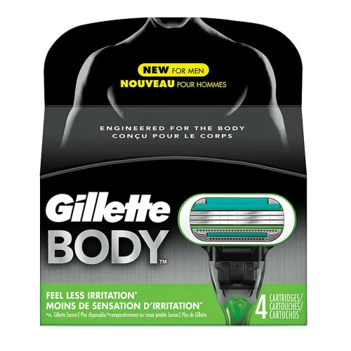 Carga Barbear Gillette Body C/4 Unit - GILLETTE BODY - Higiene E Beleza