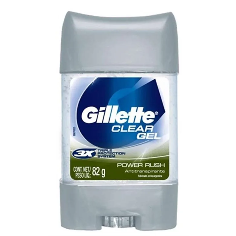 Desodorante Dry Stick Gillette 82g Clear Power Rush Unit - GILLETTE - Higiene E Beleza