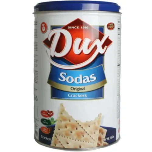 Biscoitos Sem Sal Tipo Crackers Aperitivo Sodas Dux 454g