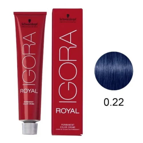 Tint Igora Royal N 0 22 Concent Azul - ROYAL - Higiene E Beleza