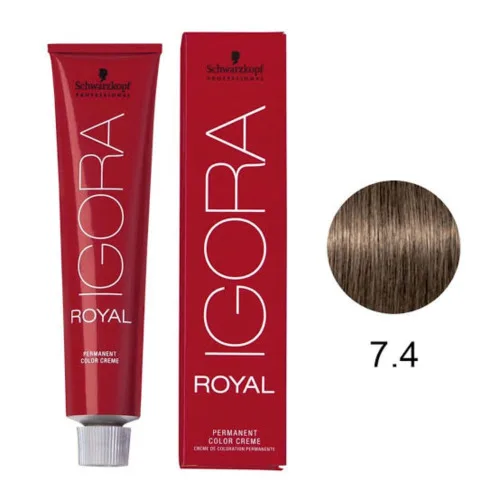 Tint Igora Royal N 7 4 Lro Bege Média - ROYAL - Higiene E Beleza