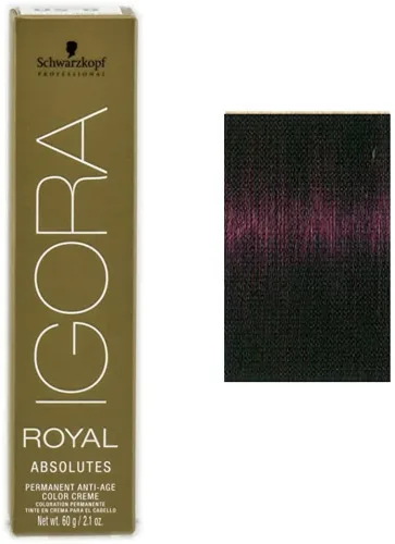 Tint Igora Absolutes N.4 90 Cast Med Violeta Nat - NATURAL - Higiene E Beleza