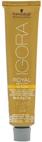 Tint Igora Absolutes N.7 450 Lro Med Bege Dour - SCHWARZKOPF PROFESSIONAL