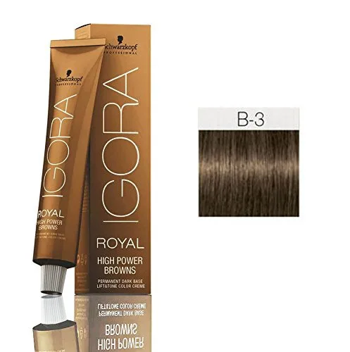 Tint Igora Hpb N.b 3 Marrom Mate - SCHWARZKOPF PROFESSIONAL