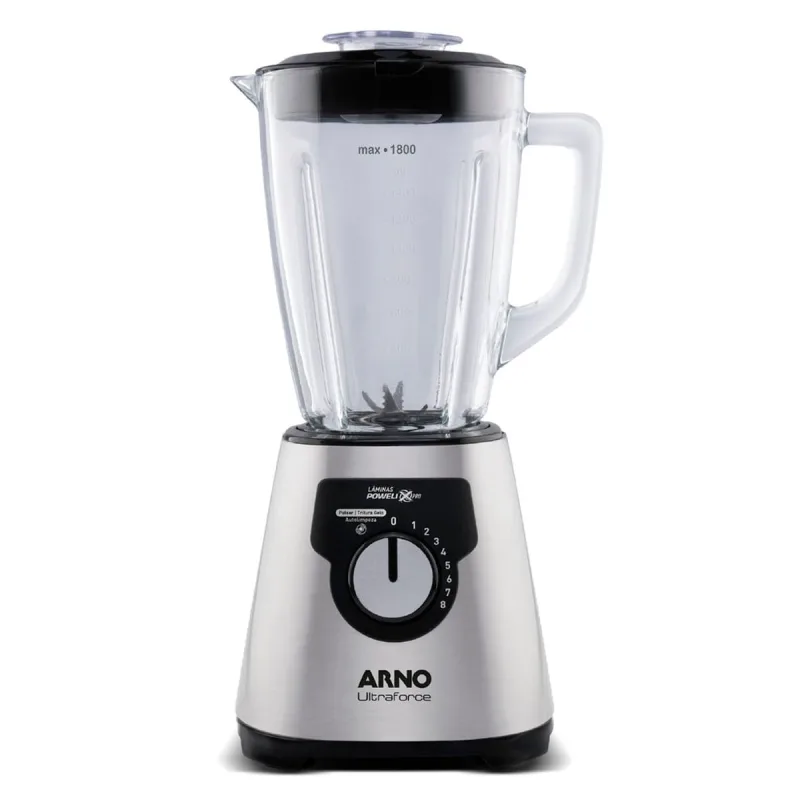 Liquidificador Arno Ultraforce Limpa Fácil Inox LN92 1400W 127V - Arno - Eletro