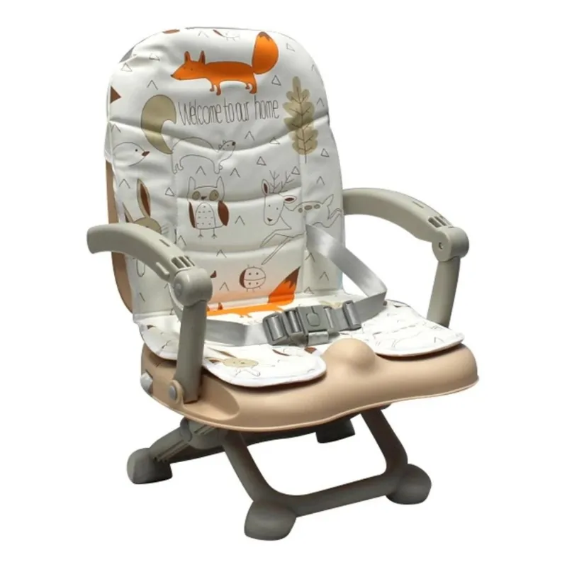 Cadeira De Alimentação Portátil Premium Baby Cloud Bege Fox PPB9CRF011 (MP)