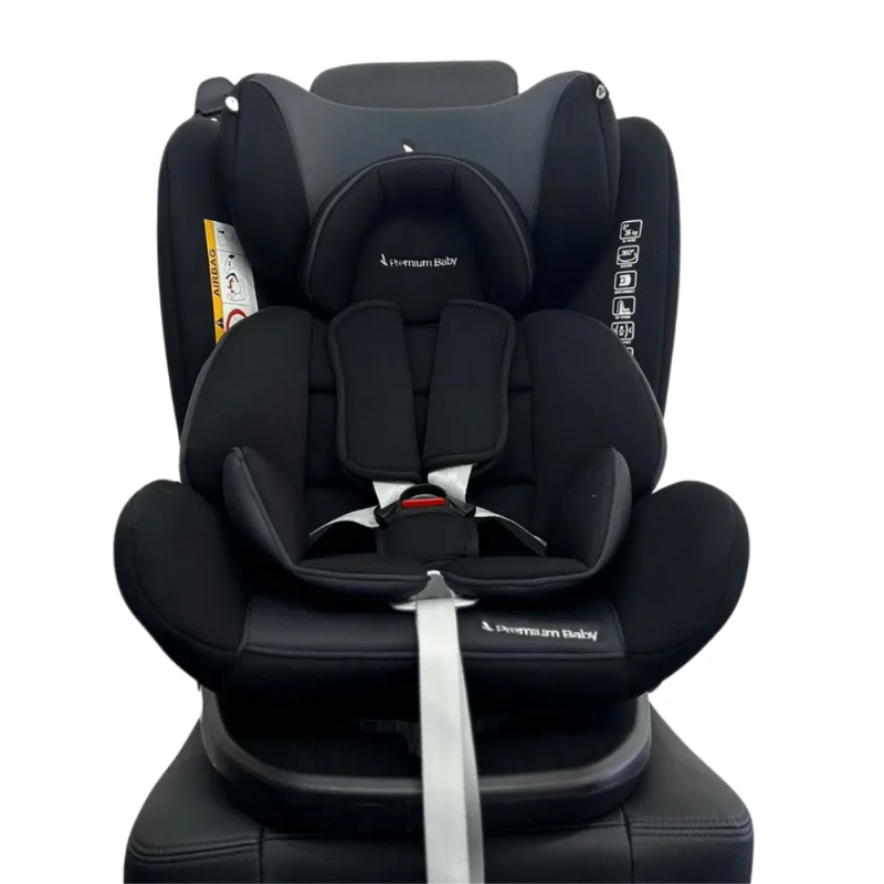 Cadeirinha para Carro Murphy Lux 360ª Preta Premium Baby