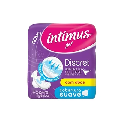 Absorvente Intimus Gel Discret Suave Com Abas 8unidade - INTIMUS - Bebê