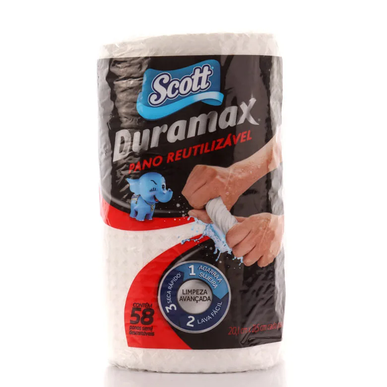 PANO SCOTT DURAMAX C/64 - DURAMAX - Produtos De Papel E Celulose