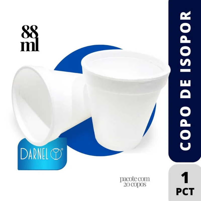 Copo Isopor 88Ml Darnel Unidade