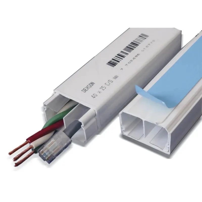 Canaleta Com Adesivo E Divisória 40x25mm Com Retentor Dexson Schneider