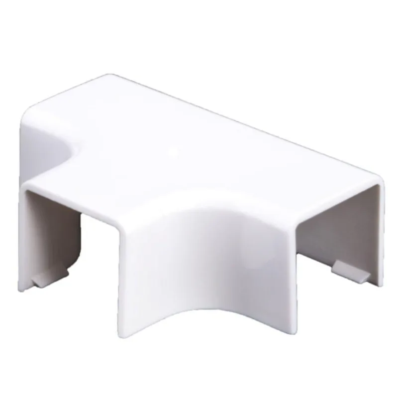 Derivação T 10x10mm DXN11024 para Canaleta Branca Linha Dexson Steck