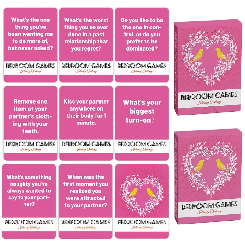 Jogo De Cartas De Intimidade Para Casais Romantic Date Night 50 Cards