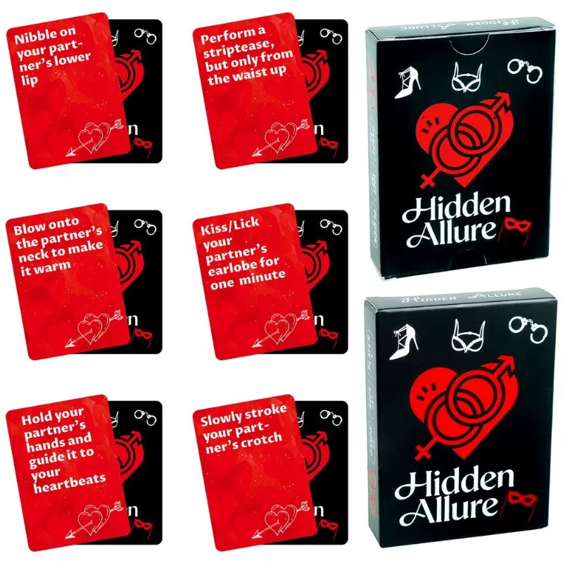 Jogo De Cartas Para Casais Hidden Allure Romantic Date 50 Cartas