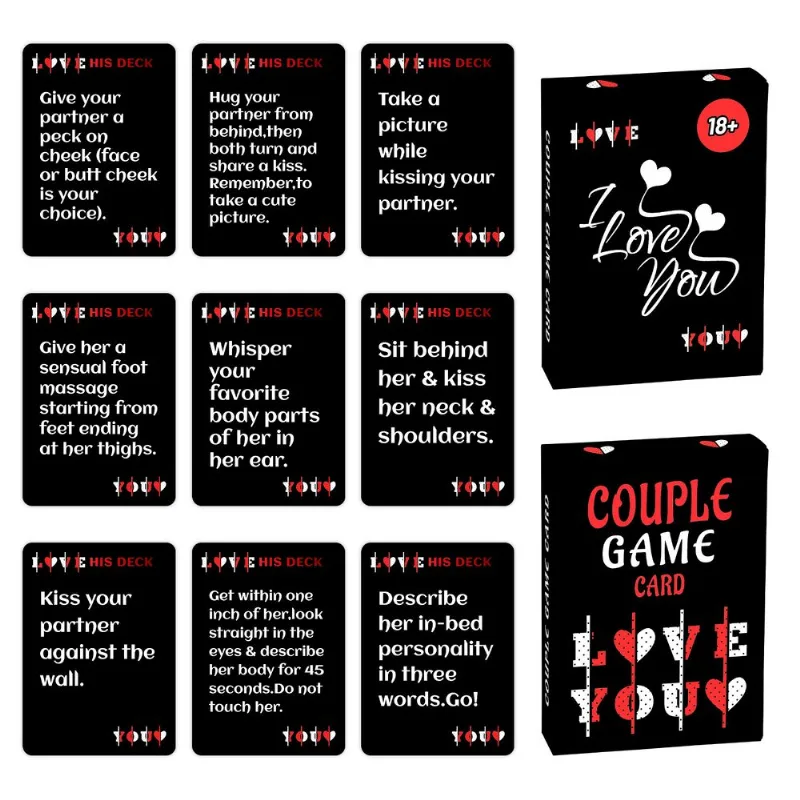 Jogo De Cartas De Intimidade Para Casais: 50 Cartas De Desafios Românticos