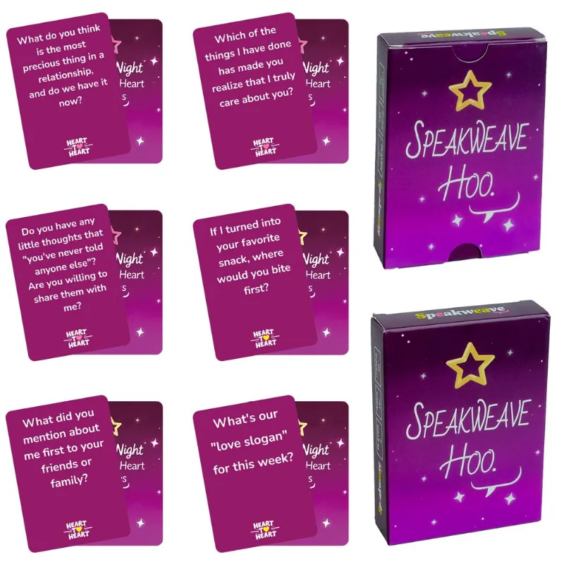 Jogo De Cartas De Conversação Speakweave Couples Date Night