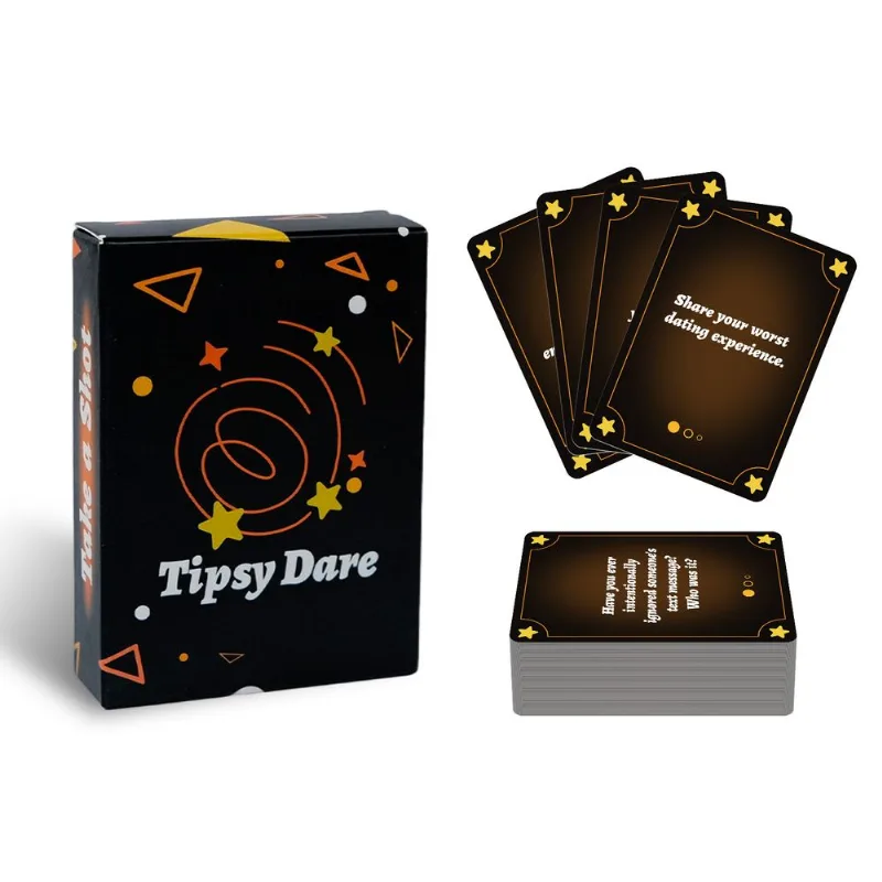 Cartões De Jogo Para Beber Tipsy Dare Party Challenge Deck X50