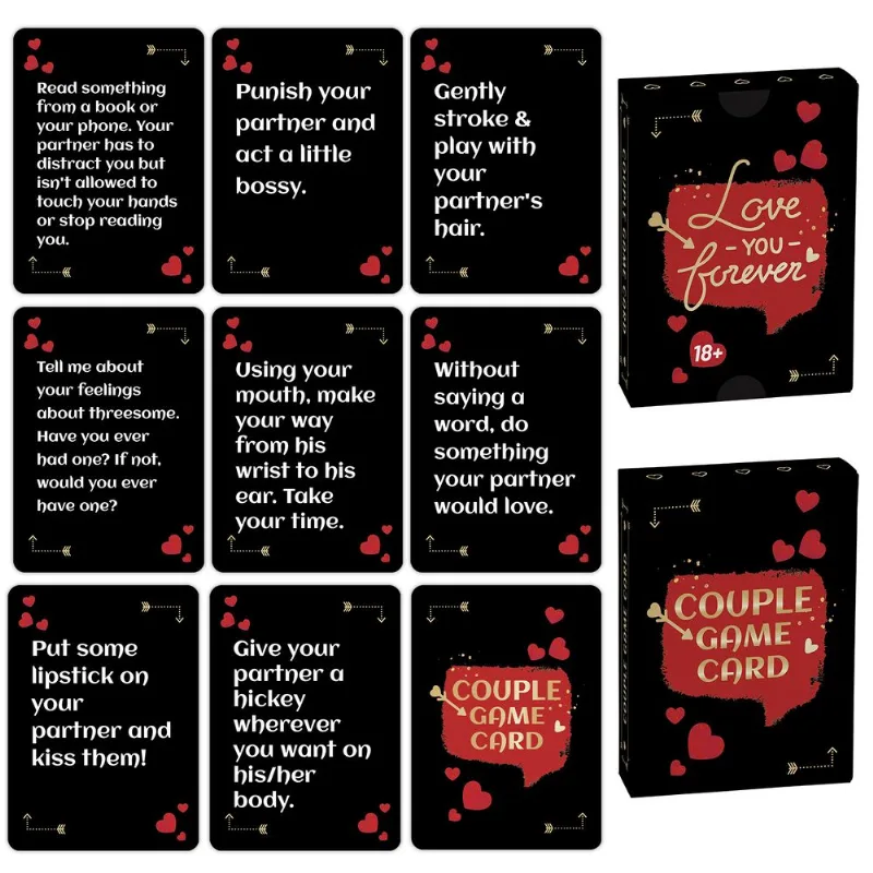 Jogo De Cartas De Intimidade Para Casais Cartões De Desafio Romântico