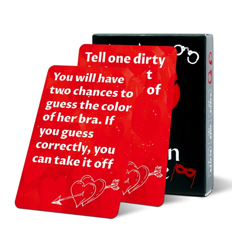 Jogo De Cartas Para Quartos Para Casais Romantic Date Night 50 Cards