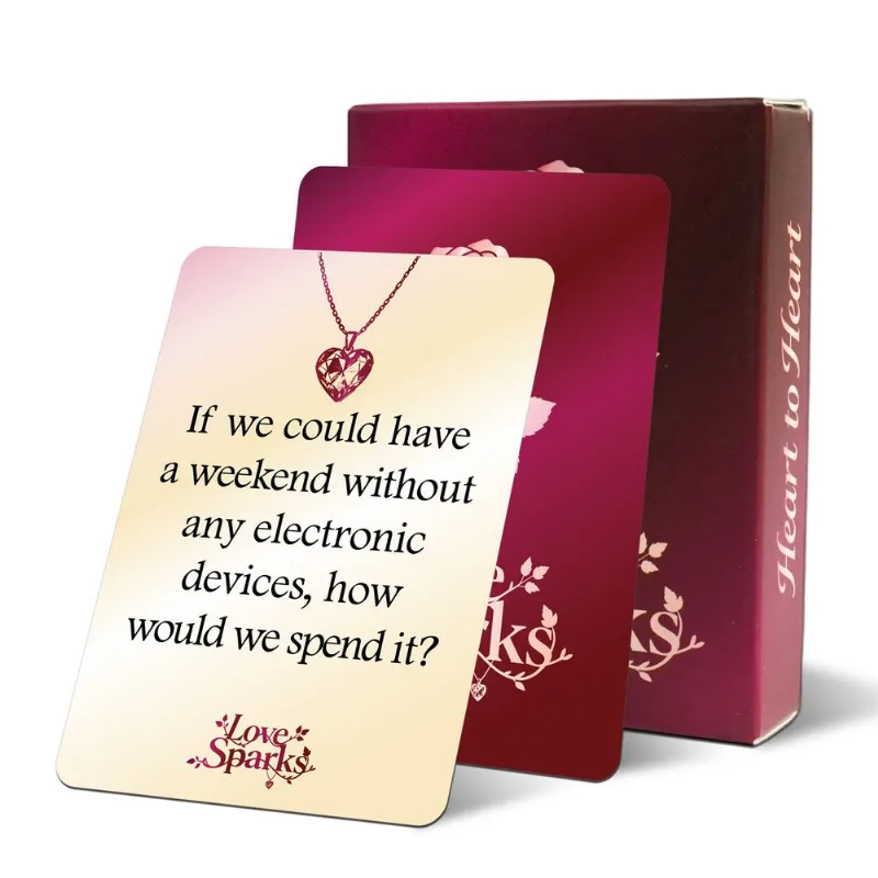 Jogo De Cartas De Conversação: Couples Romantic Date Night 50 Prompts