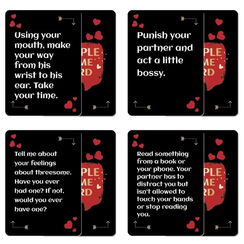 Jogo De Cartas Couples Truth Or Dare Romantic 50 Cards