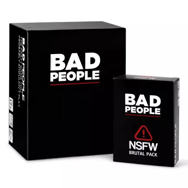 Jogo De Cartas De Festa Bad People 290 Conjunto De Cartas De Humor Adulto