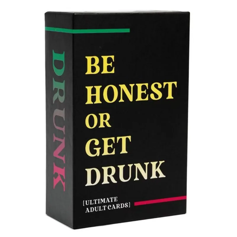 Jogo De Cartas Drinking Party Be Honest Or Get Drunk Adult