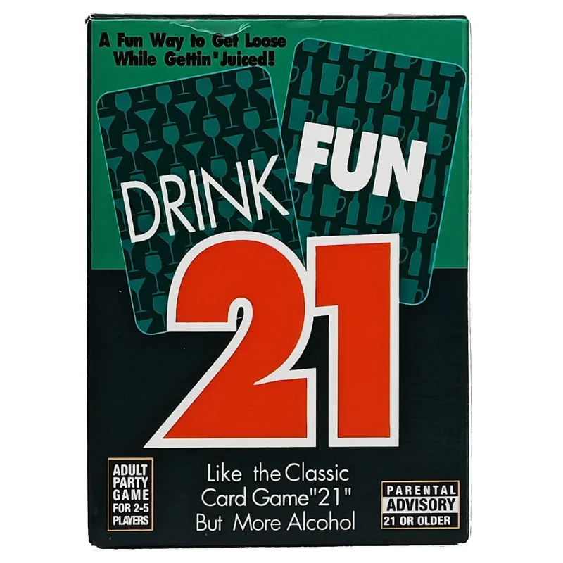 Jogo De Cartas Drink Fun 21 Adult Drinking Party For Friends
