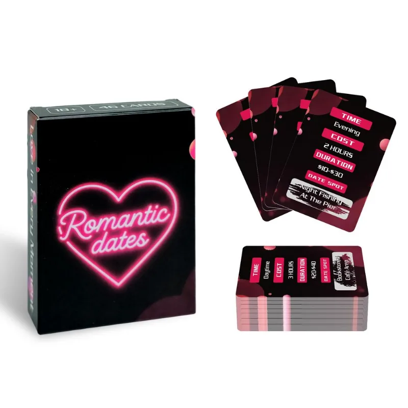 Jogo De Cartas Romantic Dates Scratch Off Para Casais