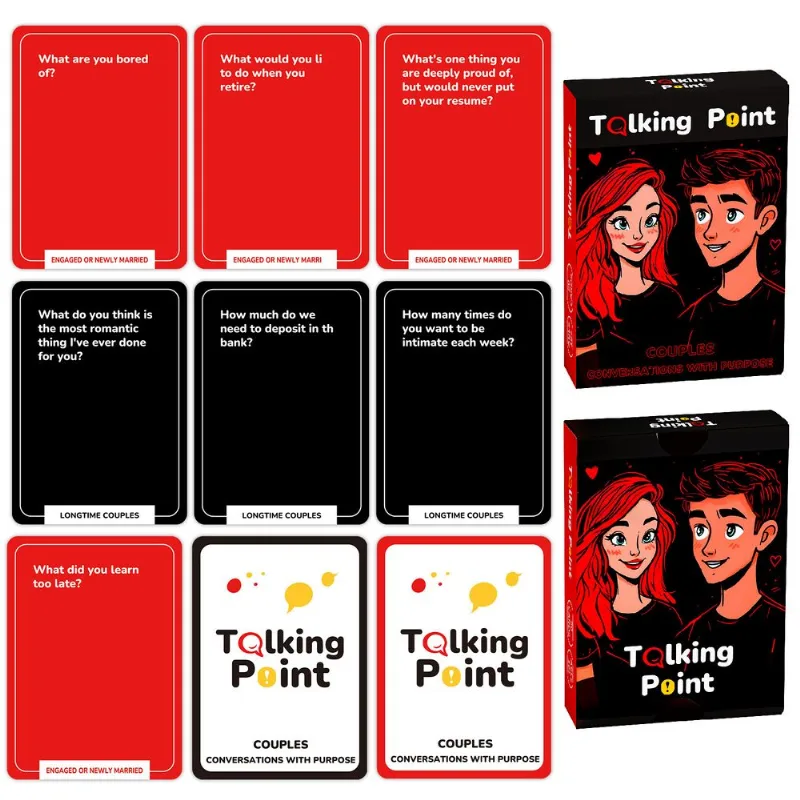 Jogo De Cartas De Conversação Para Casais Talking Point Date Night