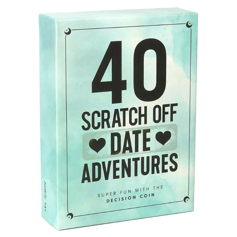 Jogo De Cartas Scratch Off Date Adventures Para Casais