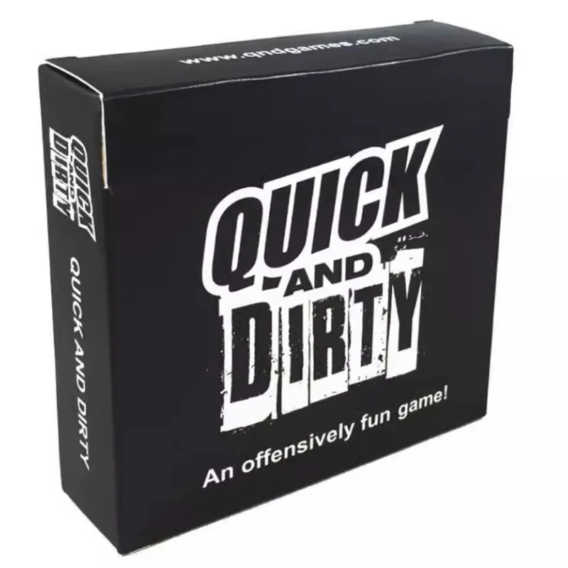 Jogo De Cartas De Festa Rápido E Sujo Para Adultos