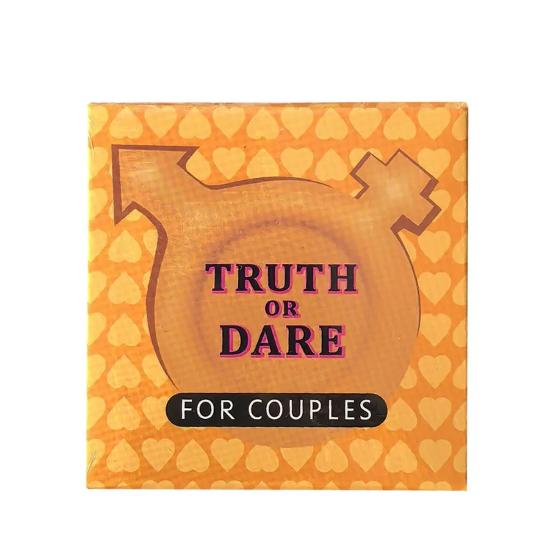 Jogo De Cartas Truth Or Dare Para Casais - 50 Cartas